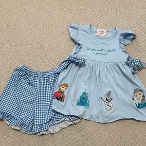 Girls Frozen outfit set